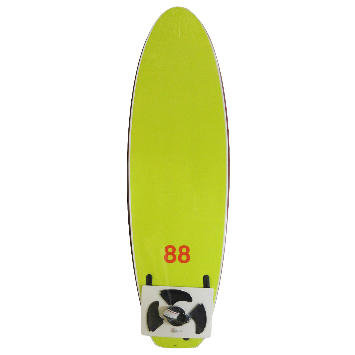 88 SURFBOARDS / HOT ROD 6`4 3FIN Wine/Fluro