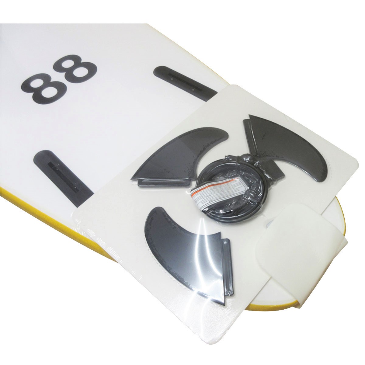 88 SURFBOARDS / THRUSTER 8`0 Yellow x White