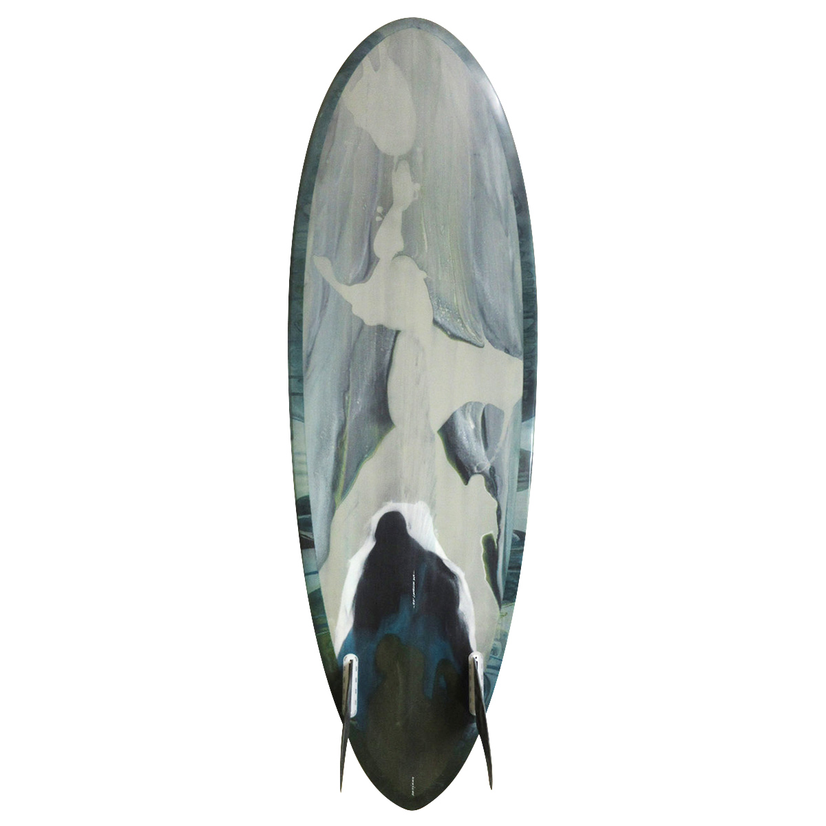 Mccallum Surfboards / Twin Keel Egg 5`10 Shaped By Jeff Mccallum