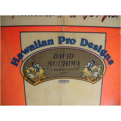 HAWAIIAN PRO DESIGN  / For DAVID NUUHIWA 