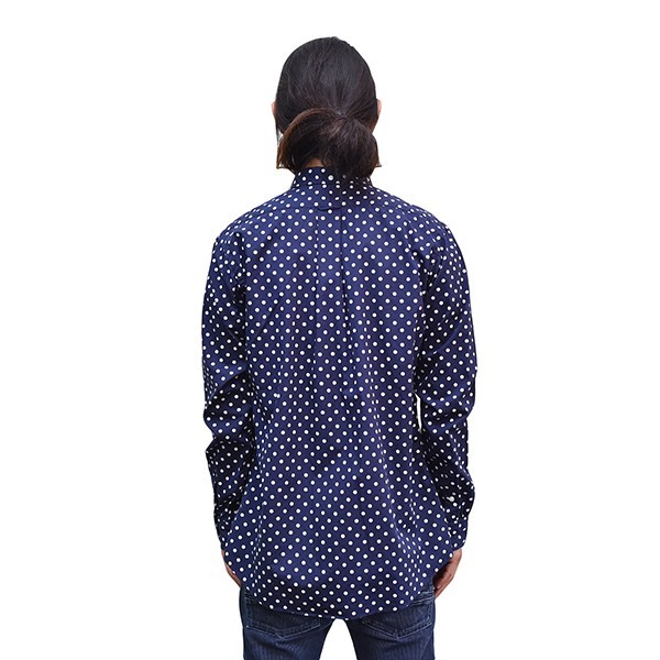 【60% OFF】VOLN/Red FIN /BD SHIRTS/DOT ボルン レッドフィン シャツ ドッド 長袖