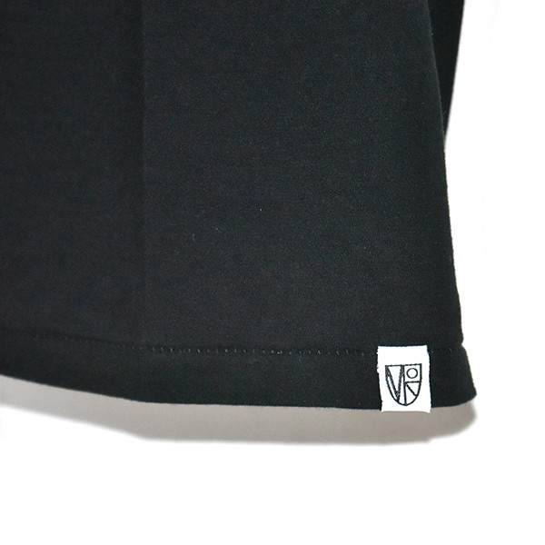 【SALE】VOLN / V Neck Tee / Black / POCKET