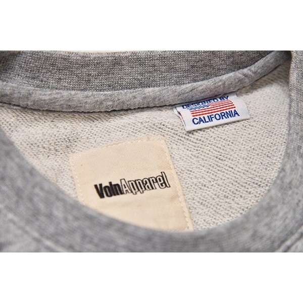 【50% OFF】VOLN/SURF VINTAGE LINE Crew Sweat /GRAY ボルン サーフ ヴィンテージ ライン スウェット グレー 長袖