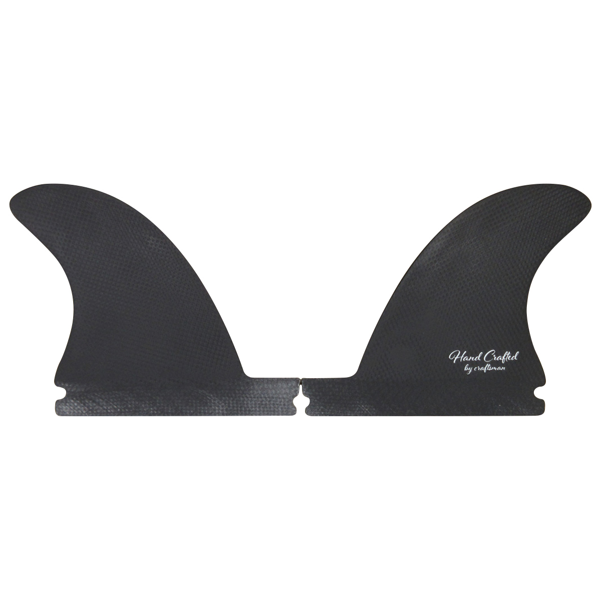 CRAFTSMAN FIN クラフトマン Side Fins GL Futures. サイドフィン VOLAN Side Bites DARK BLACK ロングボード サイドバイト ヴォラン サーフィン 2本セット
