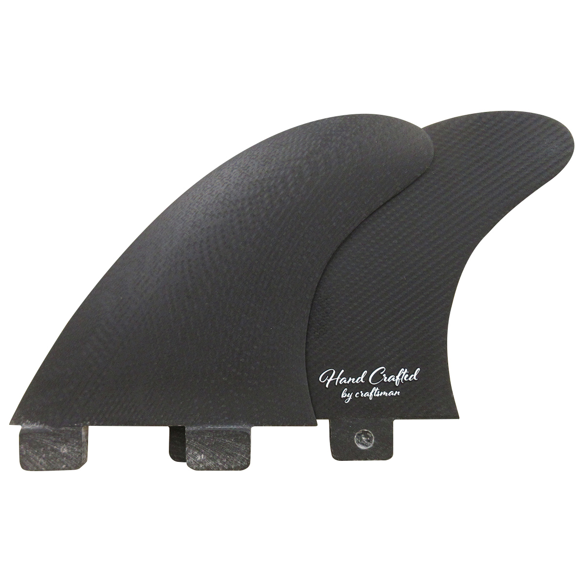 CRAFTSMAN FIN クラフトマン Side Fins GX FCS サイドフィン VOLAN Side Bites DARK BLACK ロングボード サイドバイト ヴォラン サーフィン 2本set