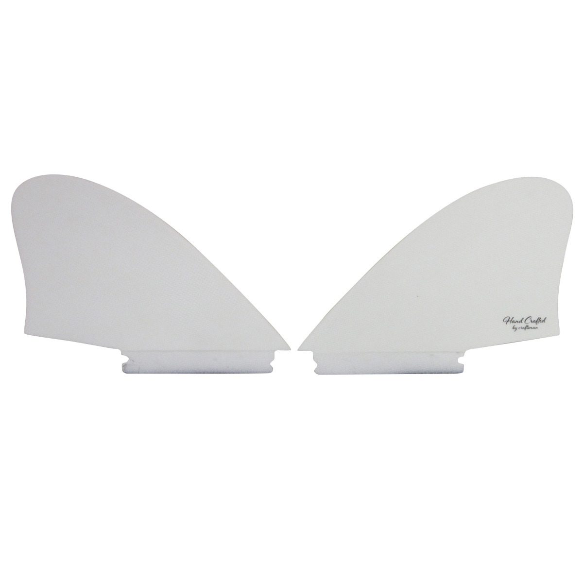 【SALE】CRAFTSMAN FIN クラフトマン Twin Fin #2 Futures. Fin レトロ キール ツイン フィン VOLAN BLACK/WHITE フィッシュ ブラック ヴォラン サーフィン 2本set
