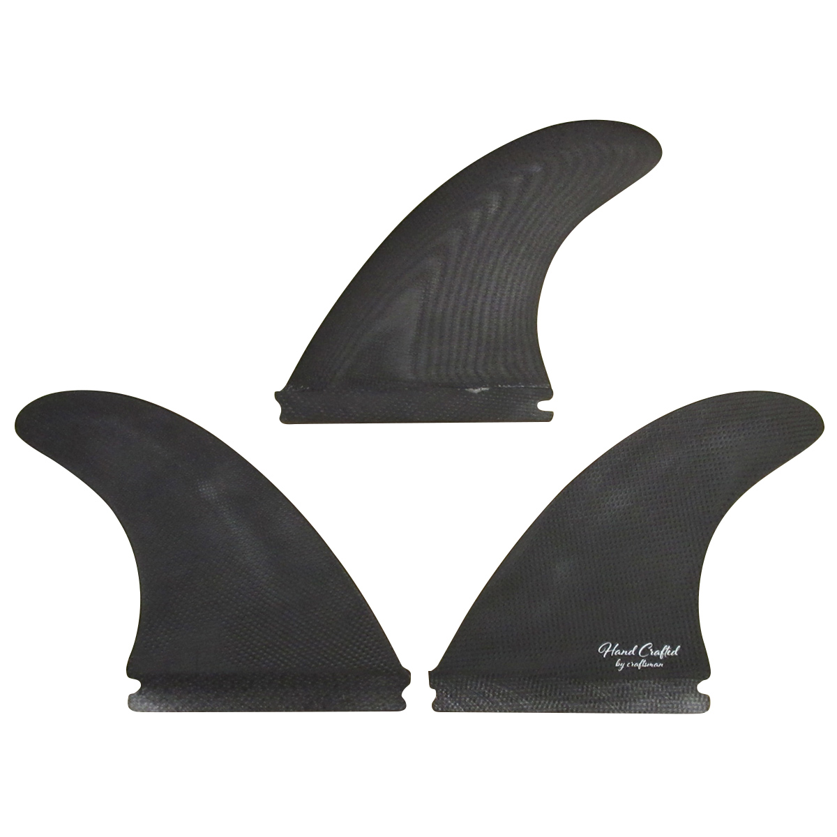 CRAFTSMAN FIN クラフトマン G5 Tri Fin Futures. トライフィン VOLAN DARK BLACK オルタナティブ ショートボード ミッドレングス ヴォラン サーフィン 3本SET