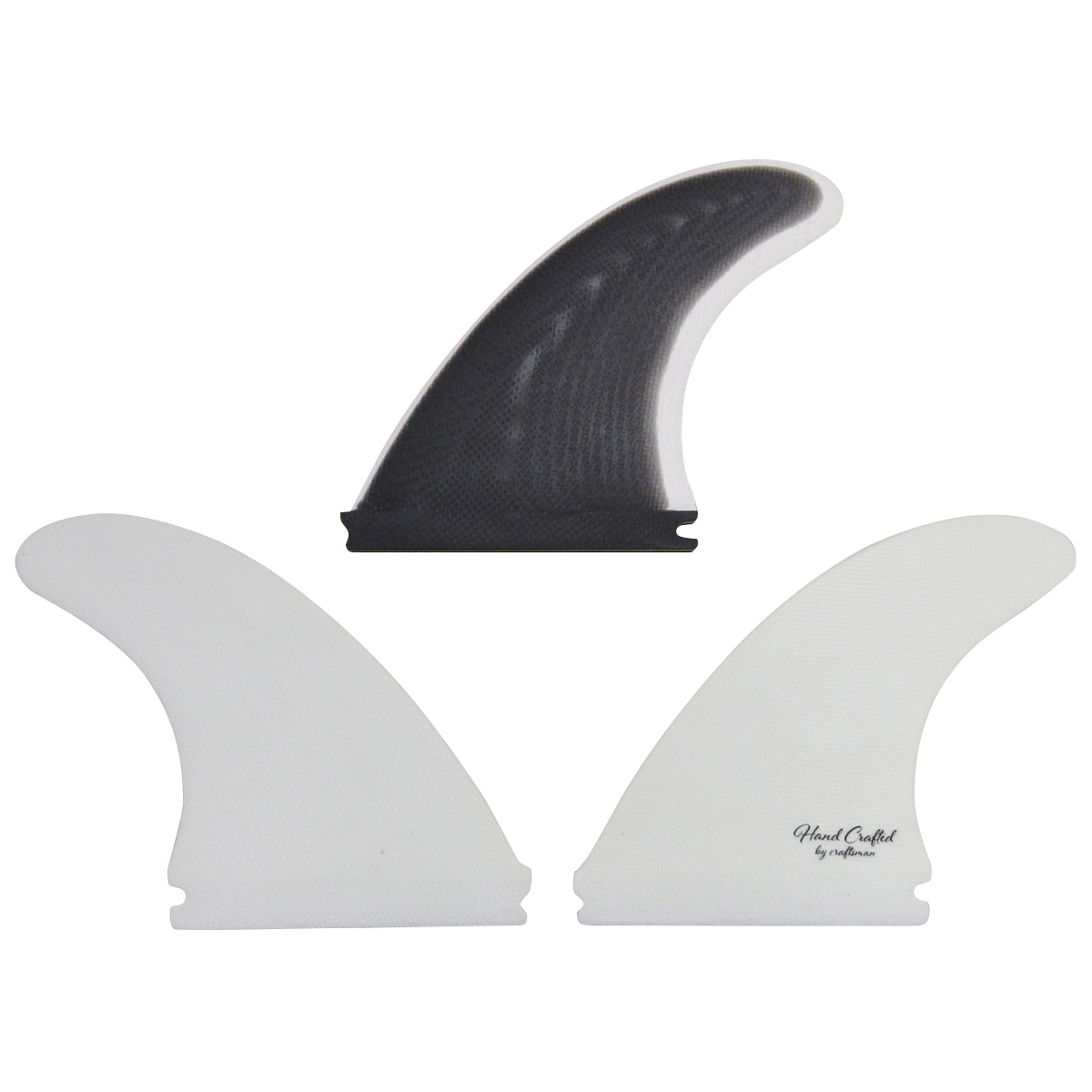 CRAFTSMAN FIN クラフトマン G5 Tri Fin FUTURES. トライフィン VOLAN BLACK/WHITE オルタナティブ ショートボード ミッドレングス サーフィン 3本SET