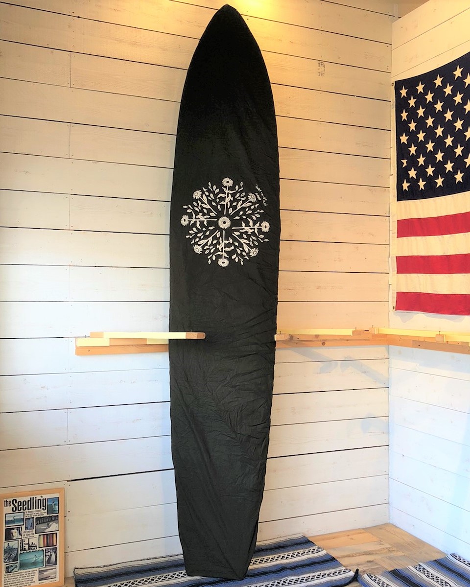 DEFORMASI デフォルマシー × SURF A BILLY 10'2" デッキカバー Baby Canvas ジャレッドメル DECK WRAP LONG ロングボード indonesian Batik Dark green