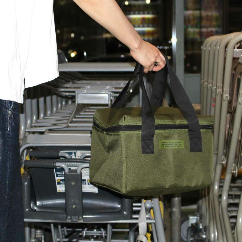 Cooler Cargo Bag Khaki クーラーカーゴバッグ カーキ キャンプグッズ 保冷バッグ エコバッグ