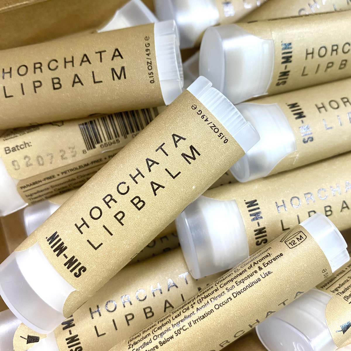 SIM-MIN / HORCHATA LIPBALM（5個セット）