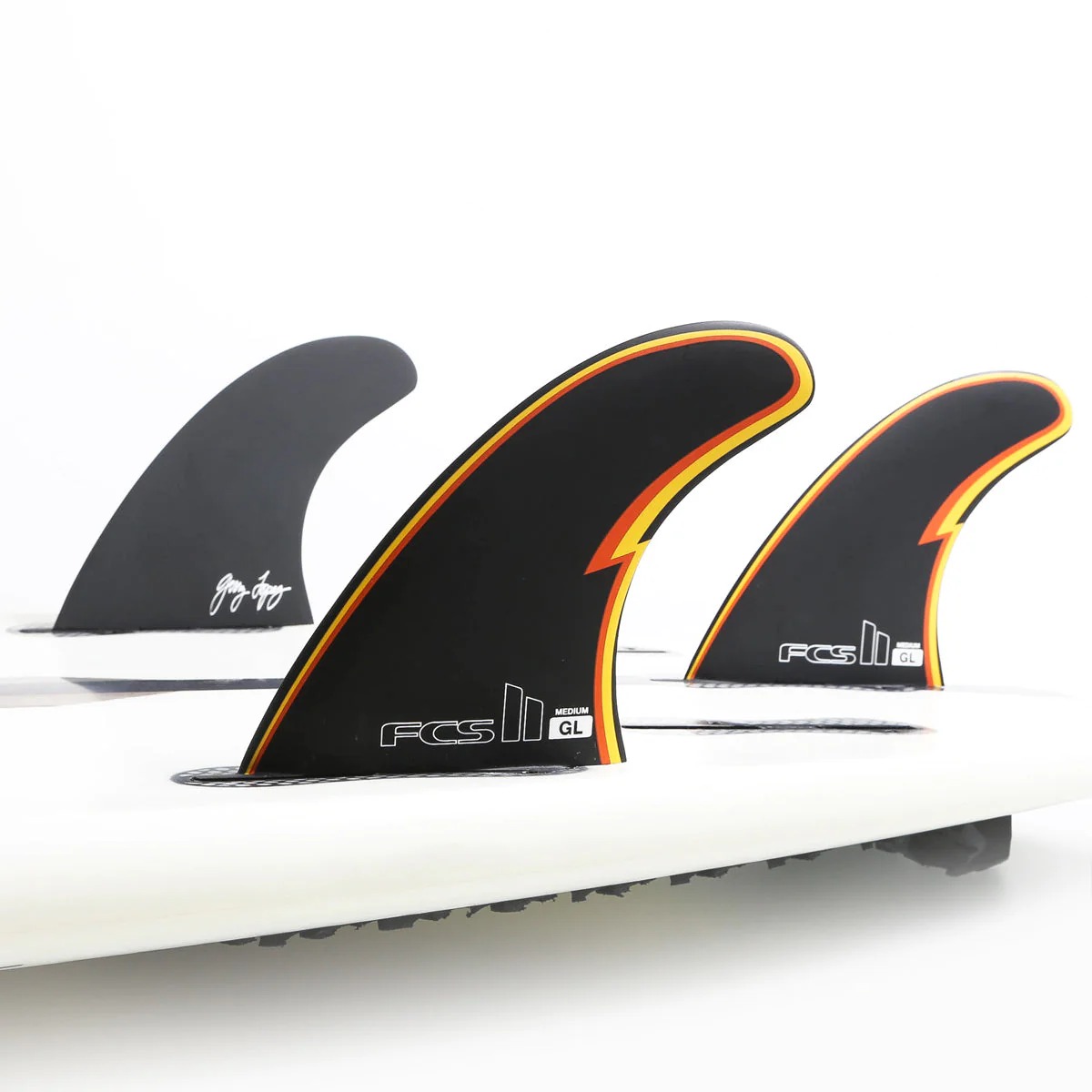 FCS2 フィン エフシーエス2 GL PC Medium Black  TRI FINS Mサイズ トライフィン ショートボード フィン 3本セット