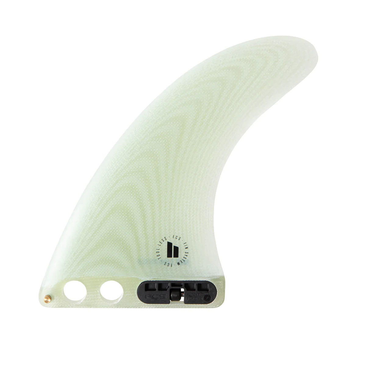 FCS2 フィン エフシーエス2 FCS II MID SINGLE FIN 6.5" CLEAR シングルフィン ミッドレングス ロングボード センターフィン