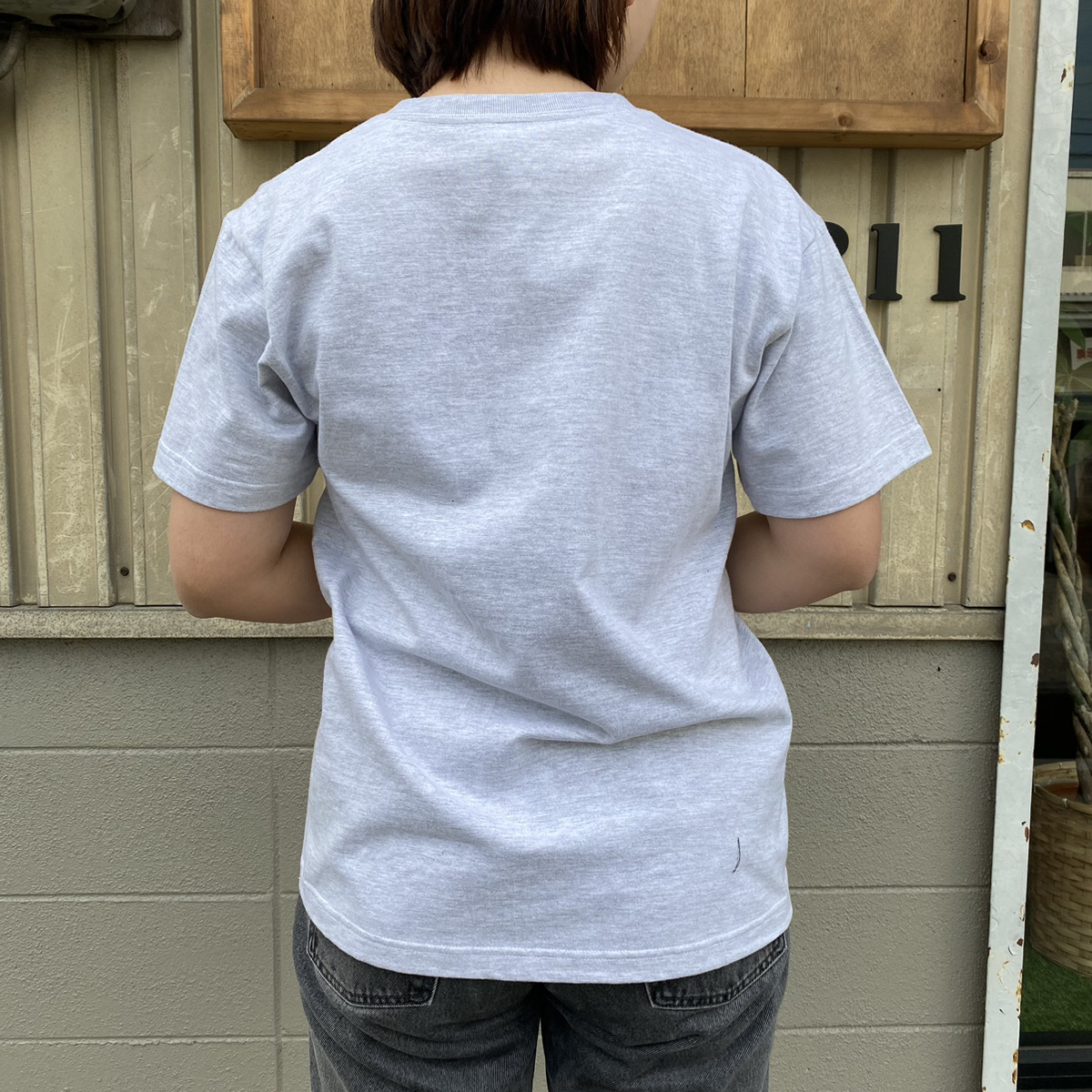 STANDARD STORE × ANDY DAVIS ORIGINAL T-SHIRT（LOGO）GRAY