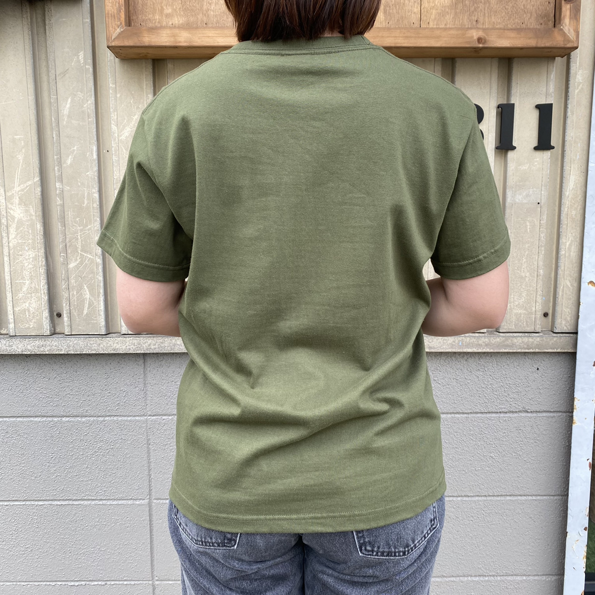 STANDARD STORE × ANDY DAVIS ORIGINAL T-SHIRT（LOGO）OLIVE