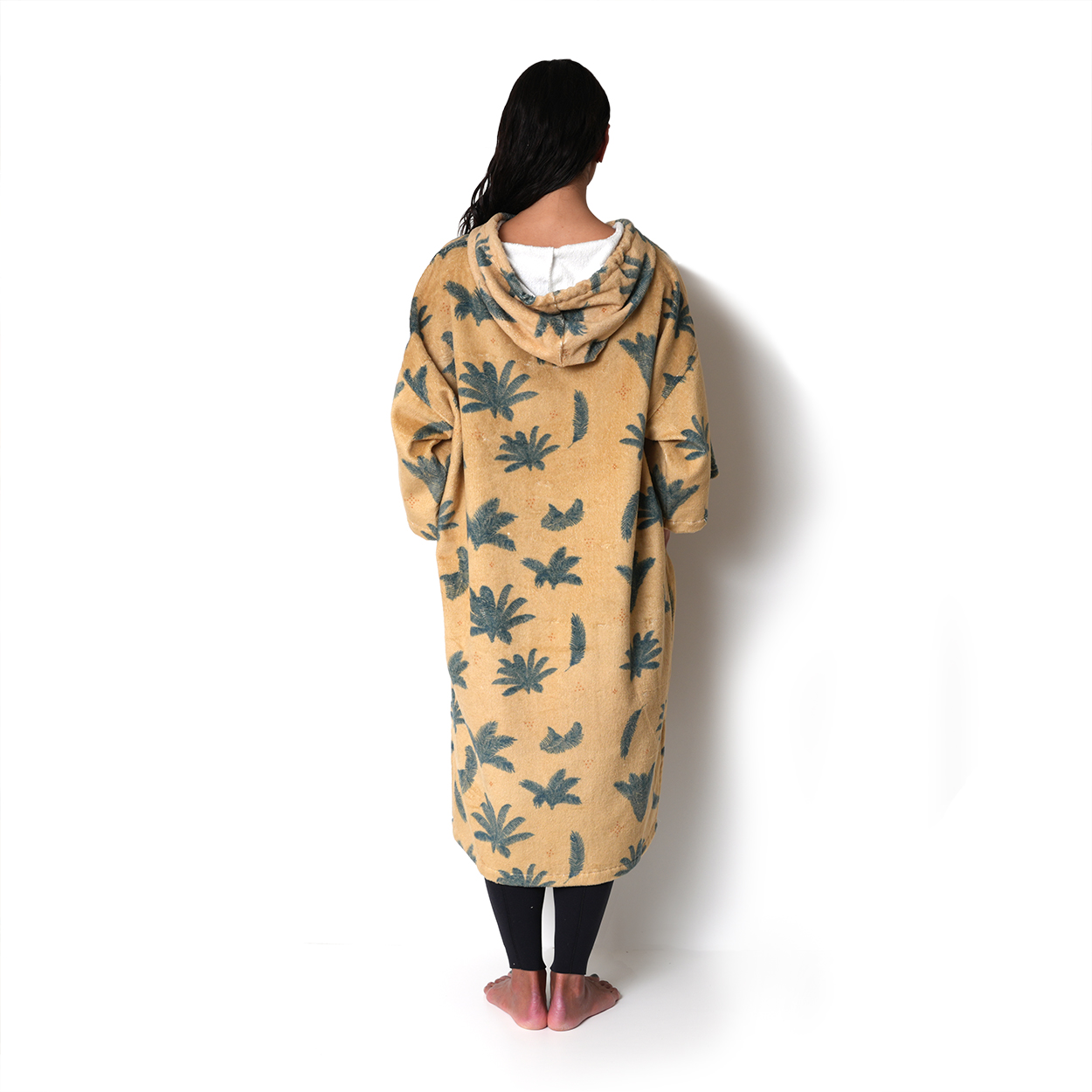 POLER CHANGING PONCHO / BLUE / BEIGE