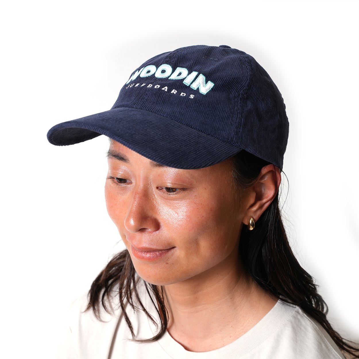 WOODIN CORDUROY HATS / NAVY