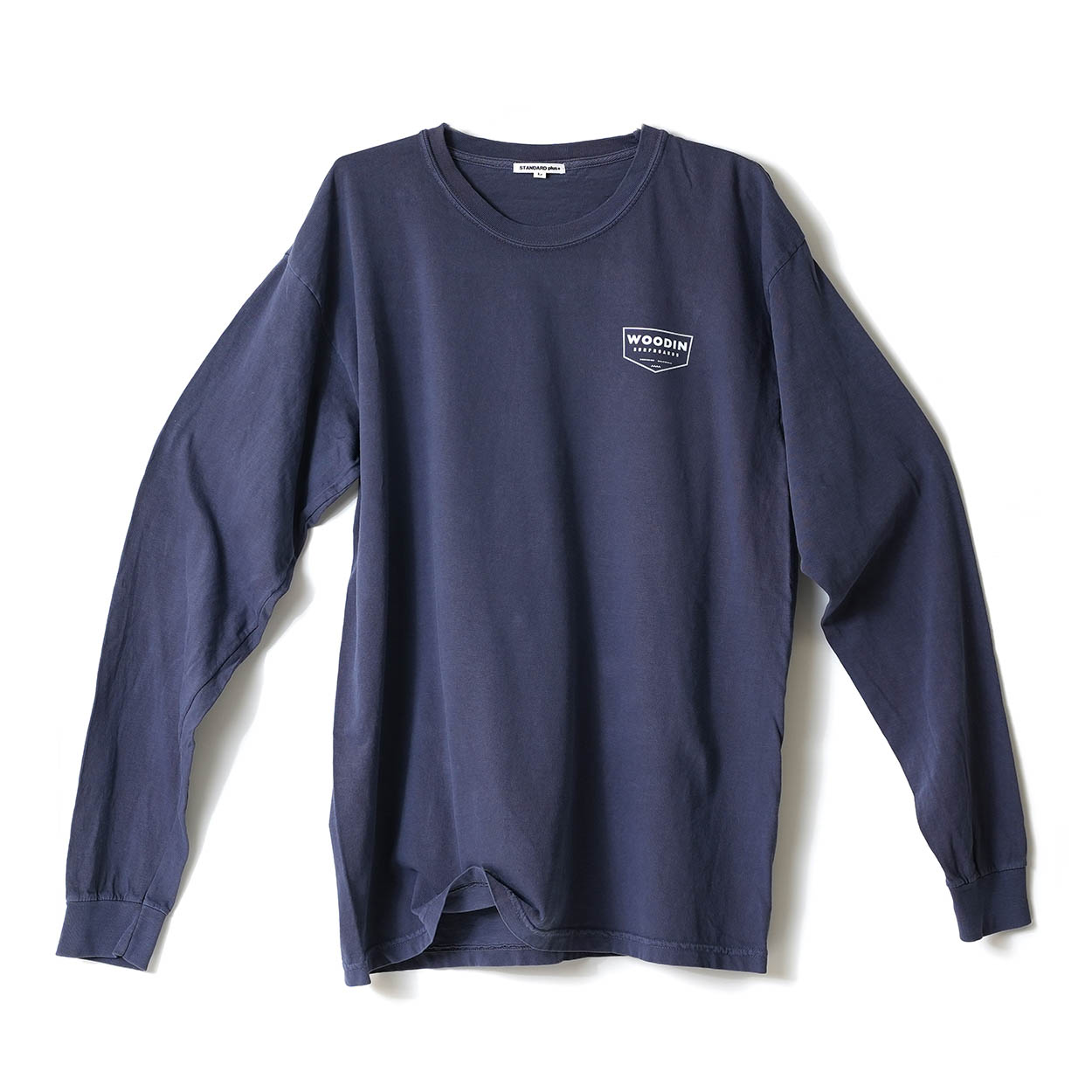 WOODIN LS T-Shirts Navy 胸ロゴ | USED SURF×SURF MARKET