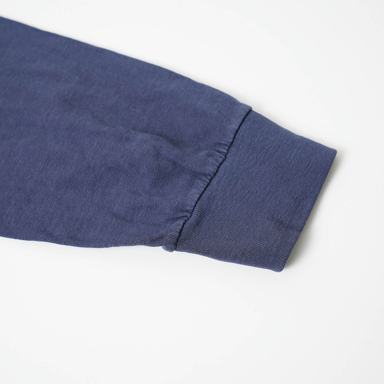 WOODIN LS T-Shirts Navy 胸ロゴ