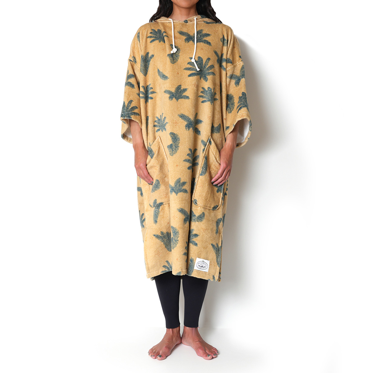 POLER CHANGING PONCHO / BLUE / BEIGE