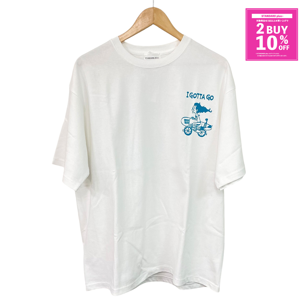 STANDARD plus+ × RYU AMBE / HEAVY WEIGHT T-shirt Lサイズ / シルクスクリーン