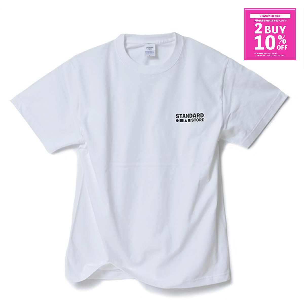 STANDARD STORE × ANDY DAVIS ORIGINAL T-SHIRT（LOGO）WHITE