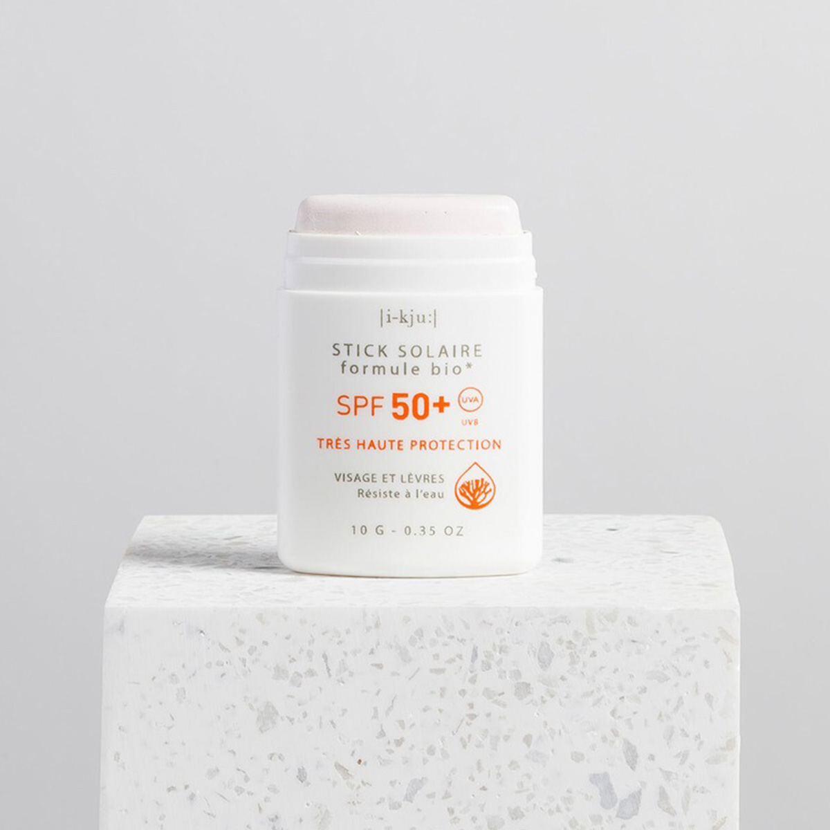 海用日焼け止め サンスティックSPF50+ 10g (ホワイト・ベージュ）UV  耐水性 サーフィン オーガニック 保湿
