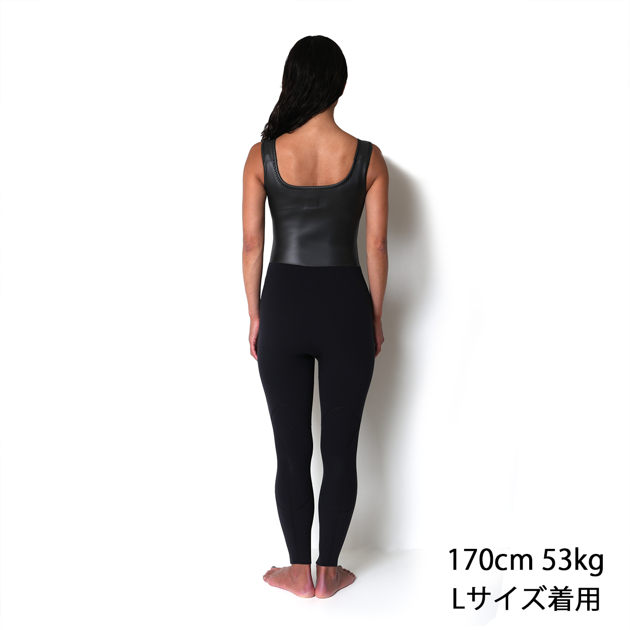 【1点限り / Lサイズ/ カスタム仕様】CRAFTSMAN WETSUITS 2mm LADIES` WETSUITS LONG JOHN NONZIP JERSEY DARK GRAY×SLATE 2ミリ レディース ロングジョン フラットスキン