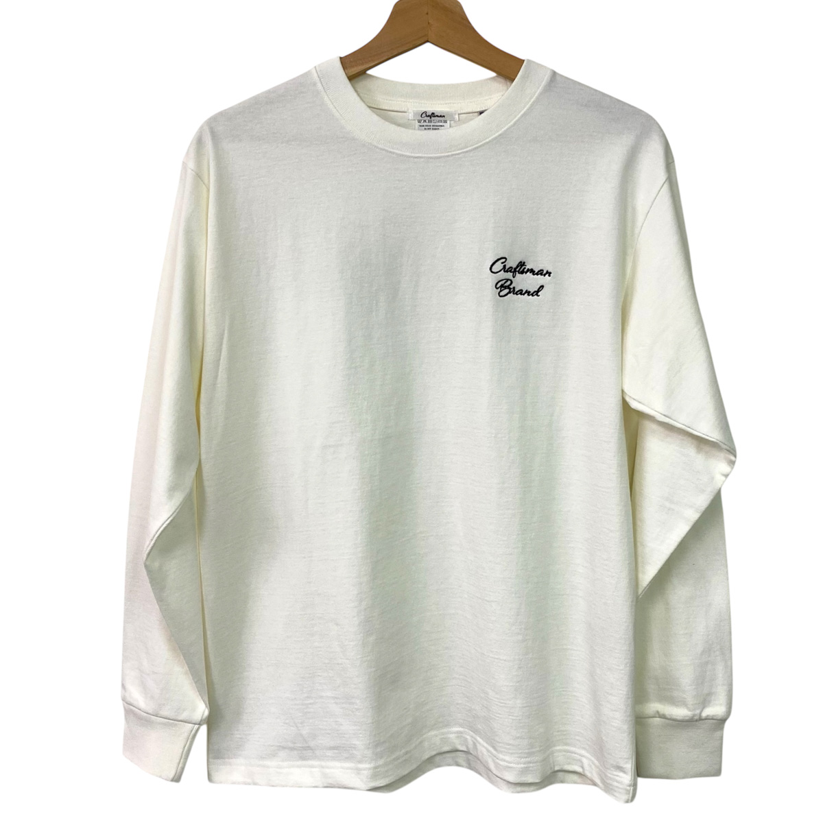 CRAFTSMAN BRAND × Bisho /  Long Sleeve T-shirts / USAコットン / 刺繍ロゴ
