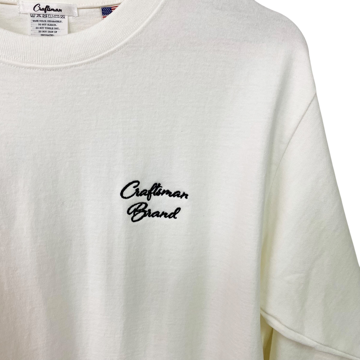 CRAFTSMAN BRAND × Bisho /  Long Sleeve T-shirts / USAコットン / 刺繍ロゴ