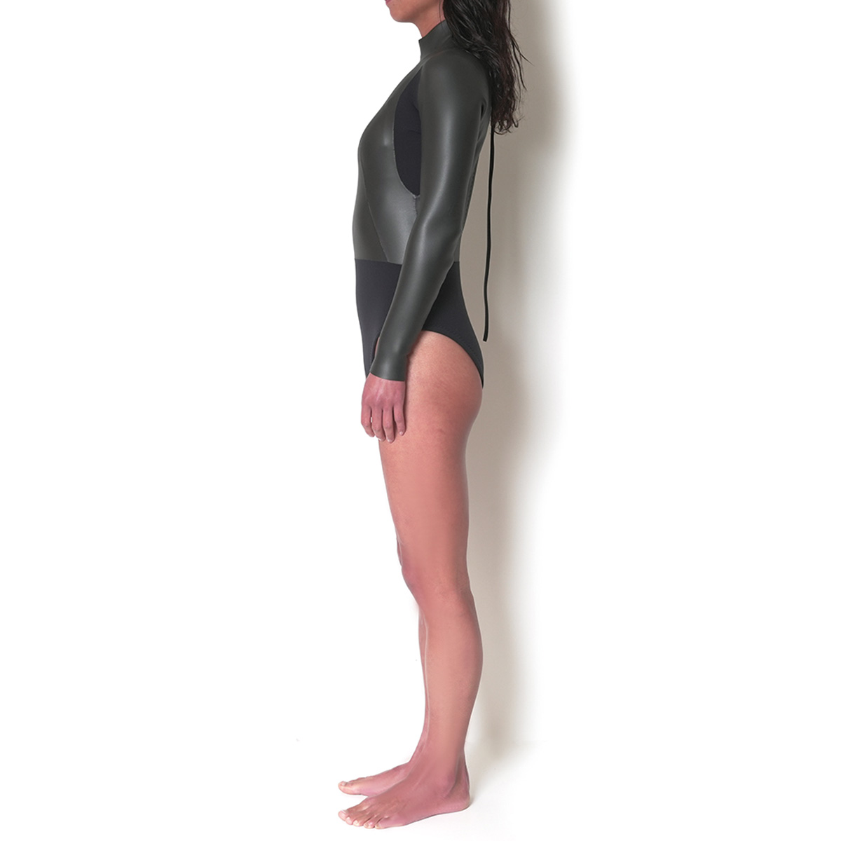 【受注生産】CRAFTSMAN WETSUITS 2mm LADIES` LONG SLEEVE SPRING HIGH-LEG BACK ZIP FLAT SKIN 2ミリ レディースロンスプ ハイレグカット フラットスキン