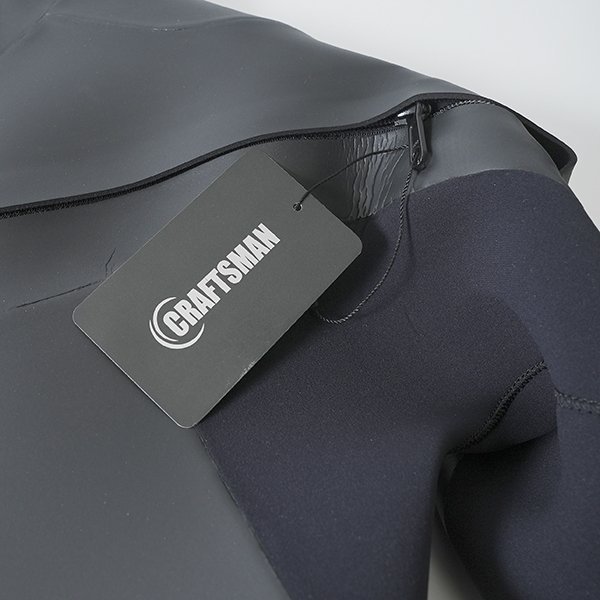 【受注生産】CRAFTSMAN WETSUITS 5mm / 3mm  SEMI DRY CHEST ZIP FLAT SKIN セミドライ ウエットスーツ チェストジップ クラフトマンウェットスーツ ラバー 真冬用  裏起毛 サーフィン