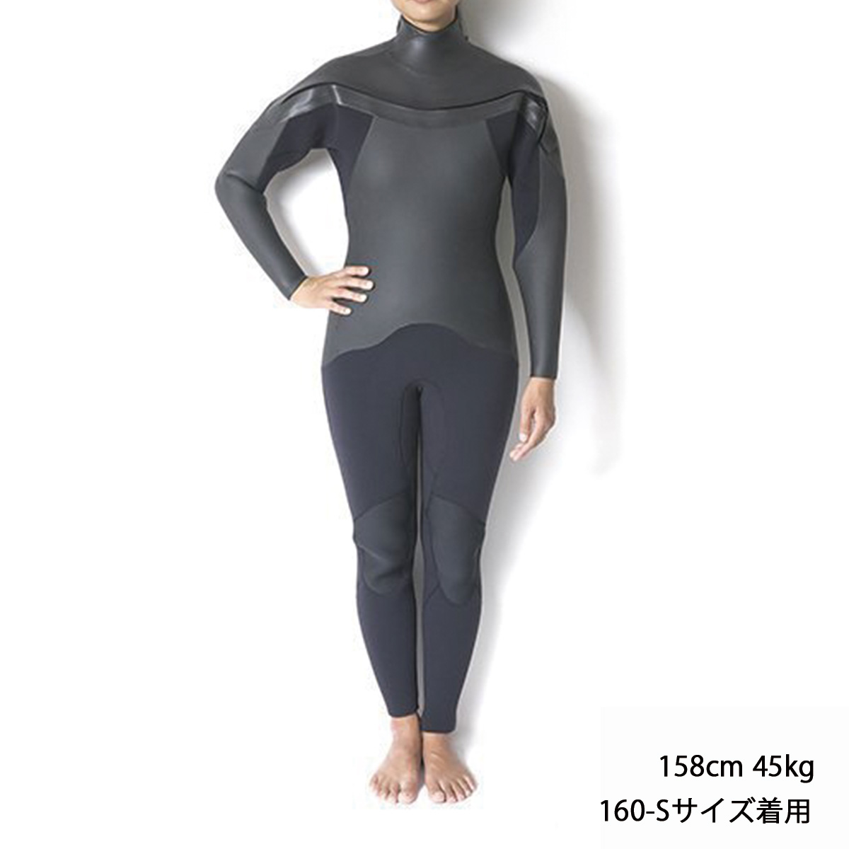 【受注生産】CRAFTSMAN WETSUITS 5mm / 3mm SEMI DRY CHESTZIP MESH SKIN セミドライ ウェットスーツ メッシュスキン チェストジップ クラフトマン 真冬用  裏起毛 サーフィン