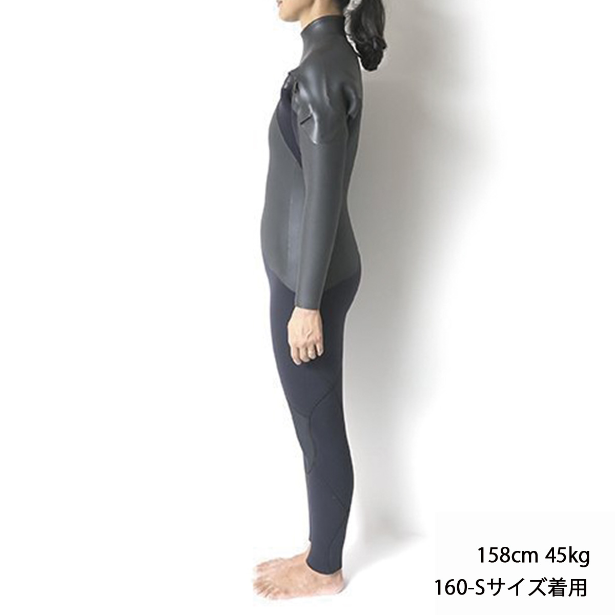 【受注生産】CRAFTSMAN WETSUITS 5mm / 3mm SEMI DRY CHESTZIP MESH SKIN セミドライ ウェットスーツ メッシュスキン チェストジップ クラフトマン 真冬用  裏起毛 サーフィン