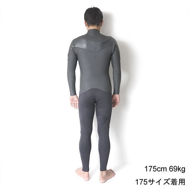 【受注生産】CRAFTSMAN WETSUITS 5mm / 3mm SEMI DRY CHESTZIP MESH SKIN セミドライ ウェットスーツ メッシュスキン チェストジップ クラフトマン 真冬用  裏起毛 サーフィン