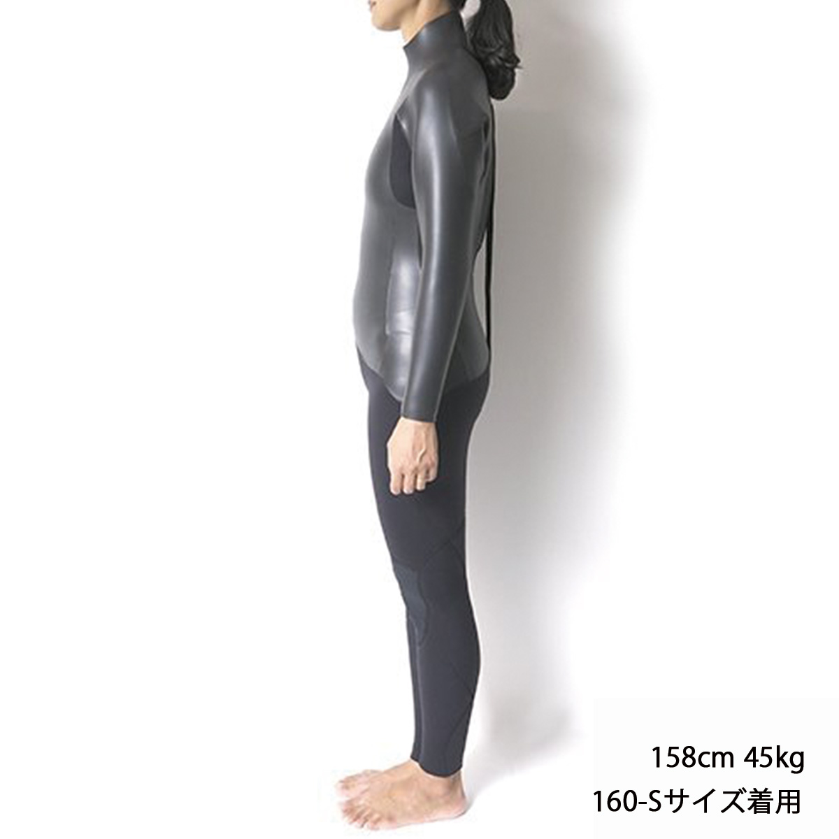 【受注生産】CRAFTSMAN WETSUITS 5mm / 3mm SEMI DRY HIGH-END MODEL BACK ZIP FLAT SKIN クラフトマンウェットスーツ ラバー 裏起毛 サーフィン