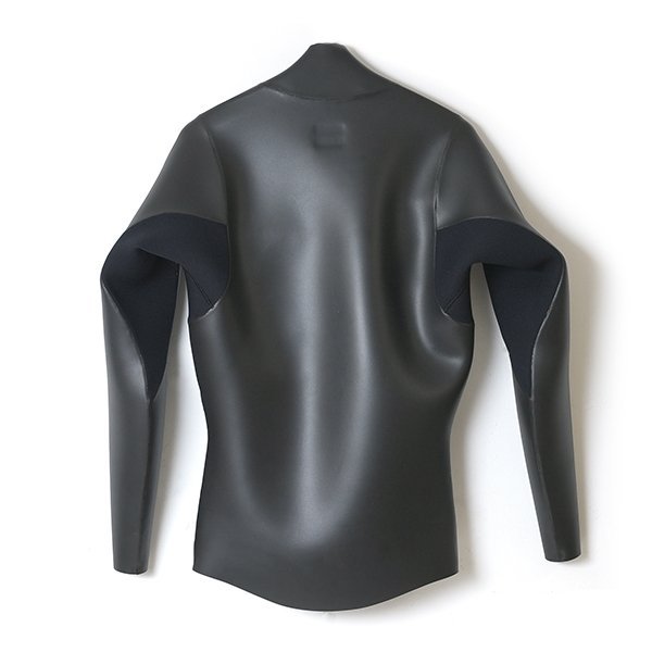 【受注生産】CRAFTSMAN WETSUITS 2MM 長袖タッパー フロントジップ ロングスリーブジャケット フラットスキン ラバー クラシック 日本製