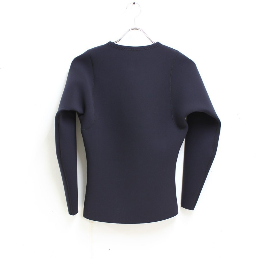 【受注生産】CRAFTSMAN WETSUITS 1.5MM 長袖タッパー ノンジップ ロングスリーブジャケット ジャージ ブラック 丸首 サーフィン 日本製
