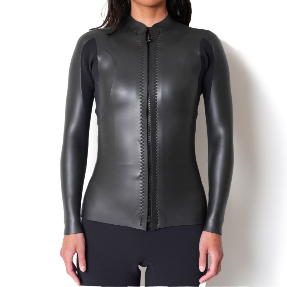 【受注生産】CRAFTSMAN WETSUITS 2mm LADIES` WETSUITS LONG SLEEVE JACKET FLAT SKIN 2ミリ レディース ロングスリーブジャケット フラットスキン