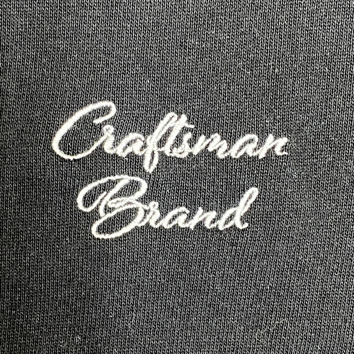 CRAFTSMAN BRAND /半袖T-shirts /  /刺繍ロゴ / USAコットン /  2カラー