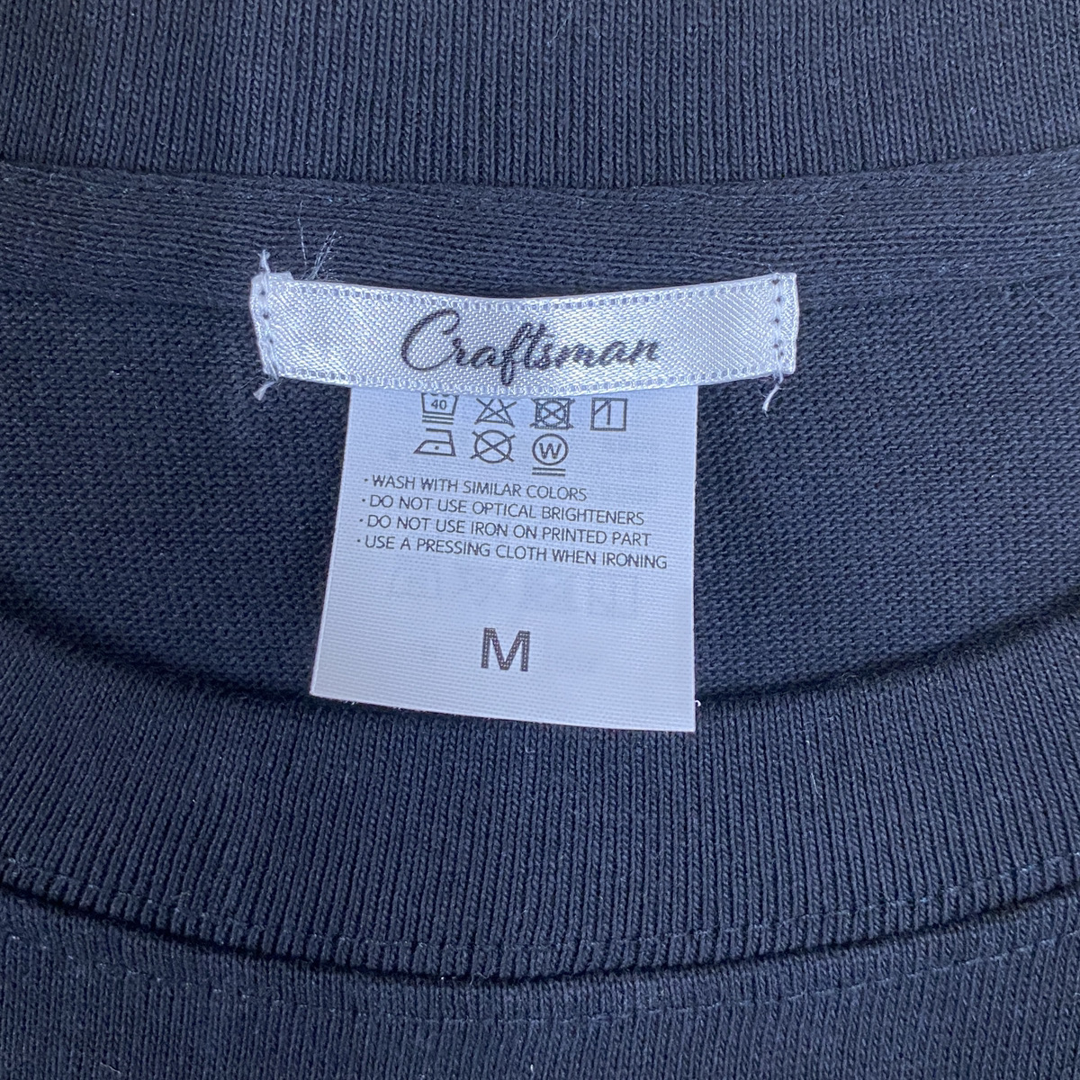 CRAFTSMAN BRAND /半袖T-shirts /  /刺繍ロゴ / USAコットン /  2カラー