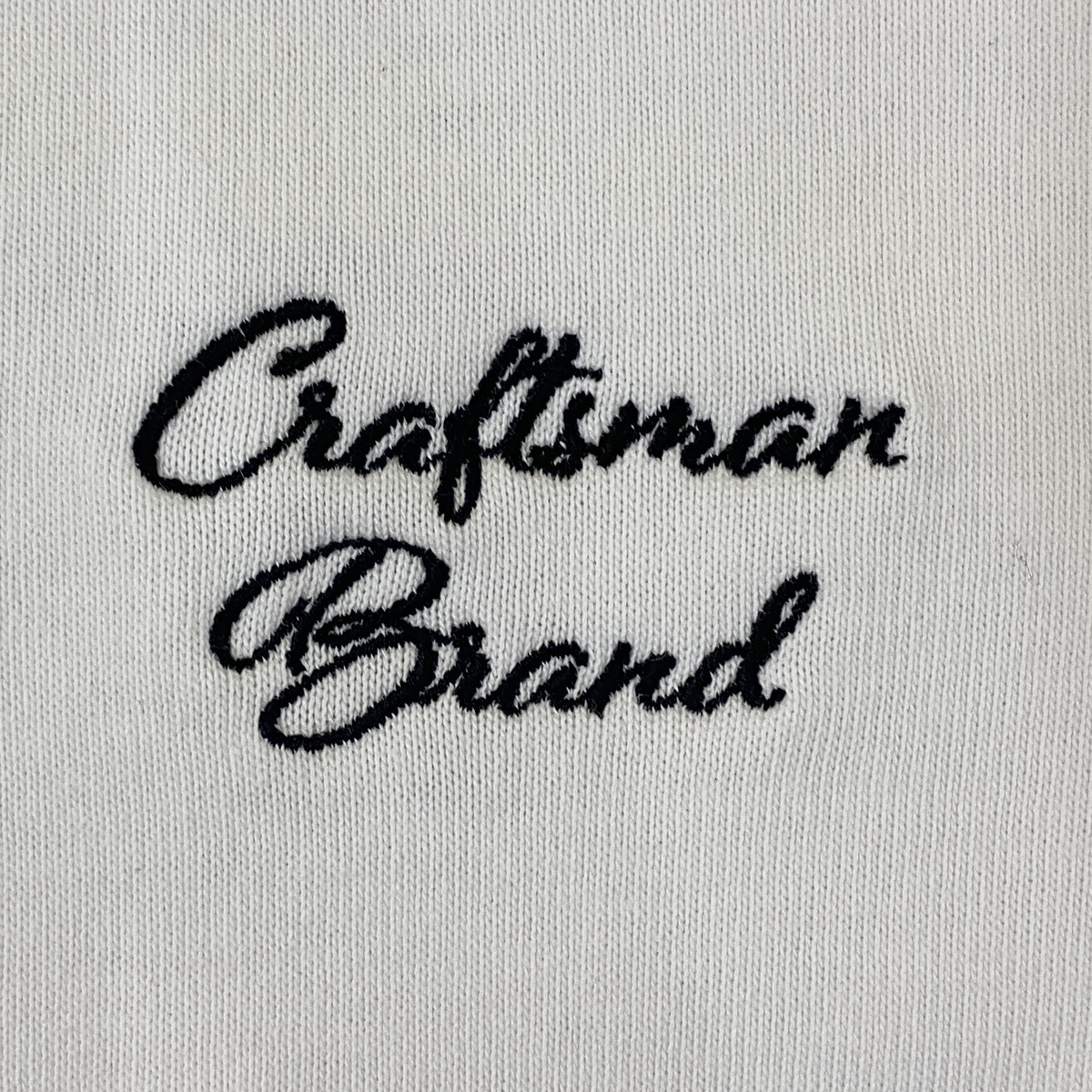 CRAFTSMAN BRAND /半袖T-shirts /  /刺繍ロゴ / USAコットン /  2カラー