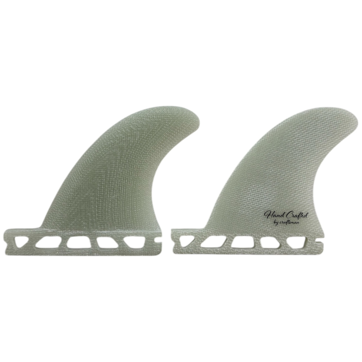 CRAFTSMAN FIN クラフトマン Side Fins GL Futures. サイドフィン VOLAN Side Bites DARK BLACK  VOLAN CLEARロングボード サイドバイト ヴォラン サーフィン 2本セット