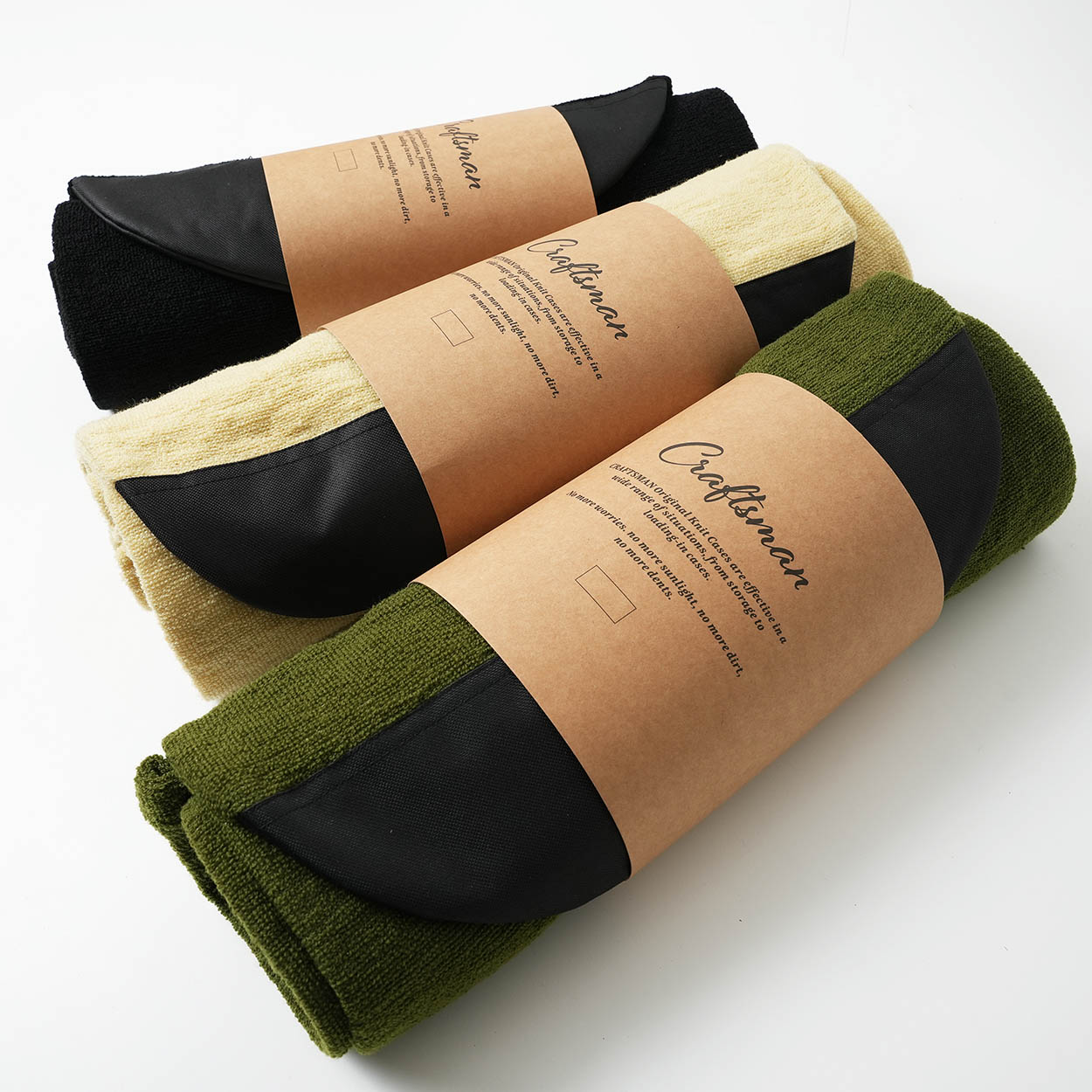 【SALE】CRAFTSMAN ORIGINAL KNIT CASE 7.0ft ROUND BLACK / POINT －BLACK・BEIGE・GREEN－