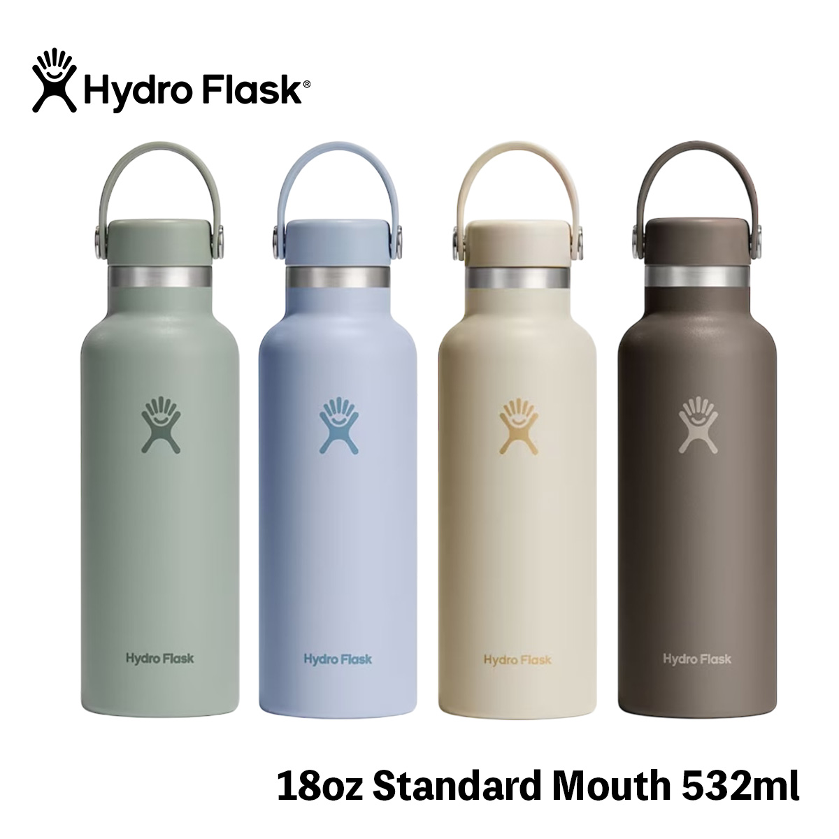 Hydro Flask 18oz Standard Mouth 532ml ステンレスマグボトル