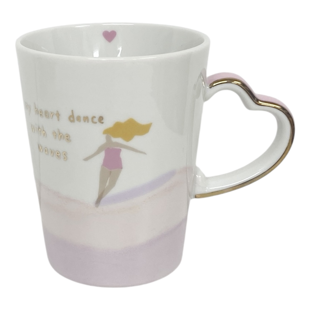 RICH MOND / マグカップ / ハート / ロングボード / ガール / ハンドメイド / 食器 / 陶器 / プレゼント