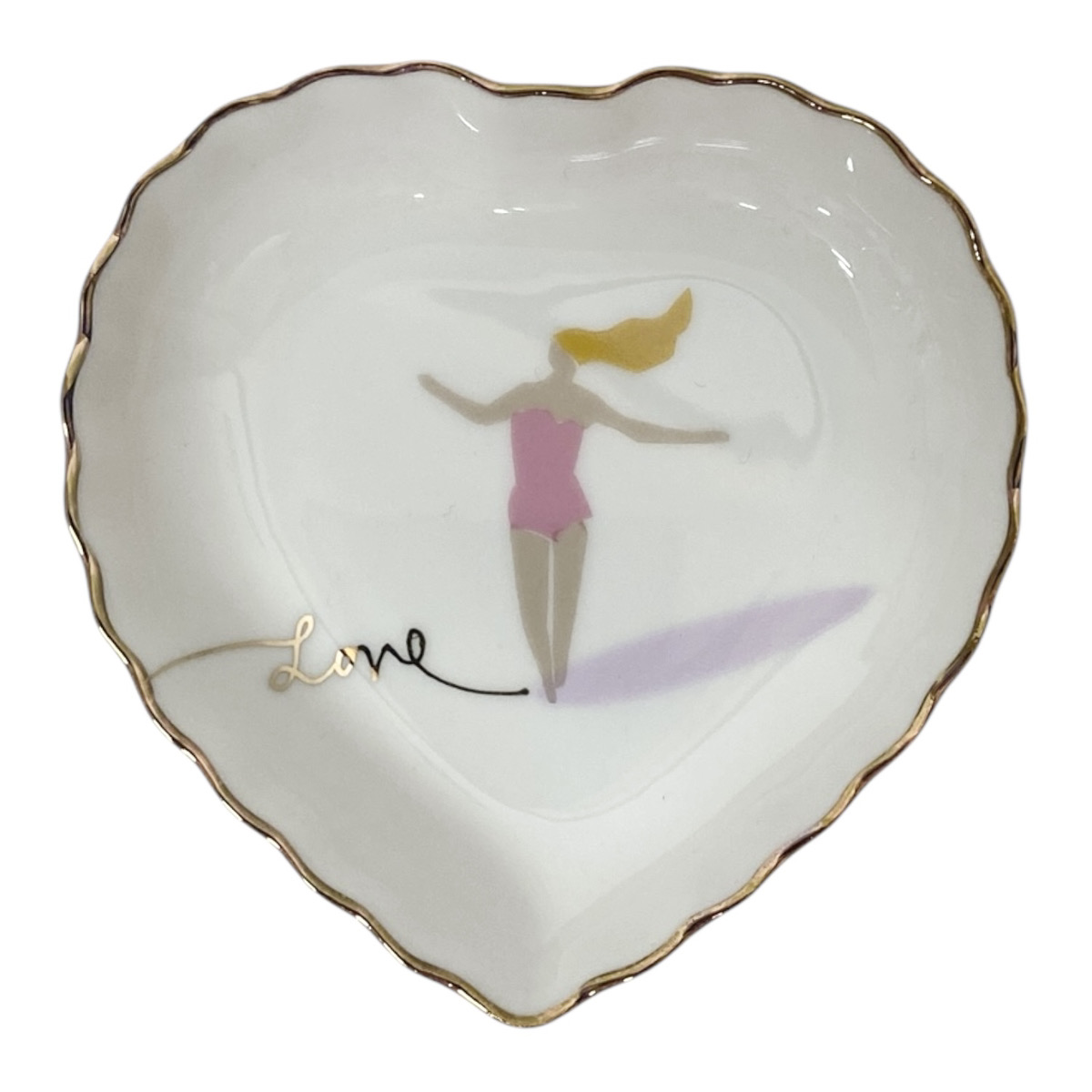 RICH MOND / ハートプレート / ロングボード / ガール / ハンドメイド / 食器 / 陶器 / プレゼント