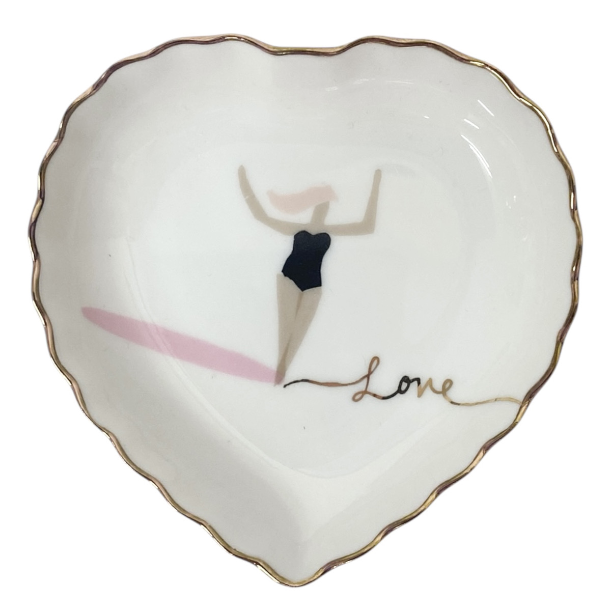 RICH MOND / ハートプレート / ロングボード / ガール / ハンドメイド / 食器 / 陶器 / プレゼント
