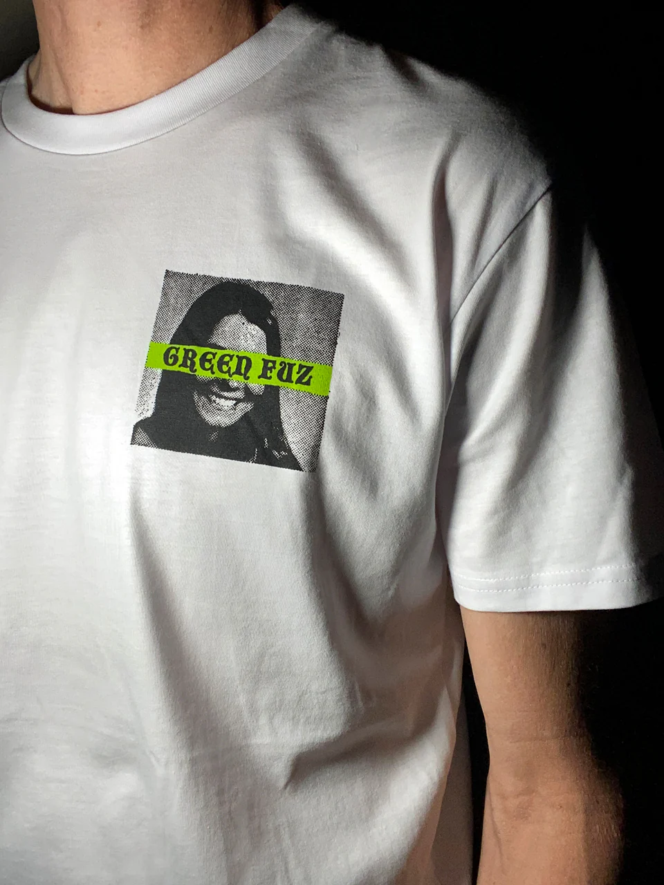 GREEN FUZ LOGO TEE WHITE ロゴTシャツ 半袖Tシャツ MADE IN USA  メンズ レディース サーフ スケート