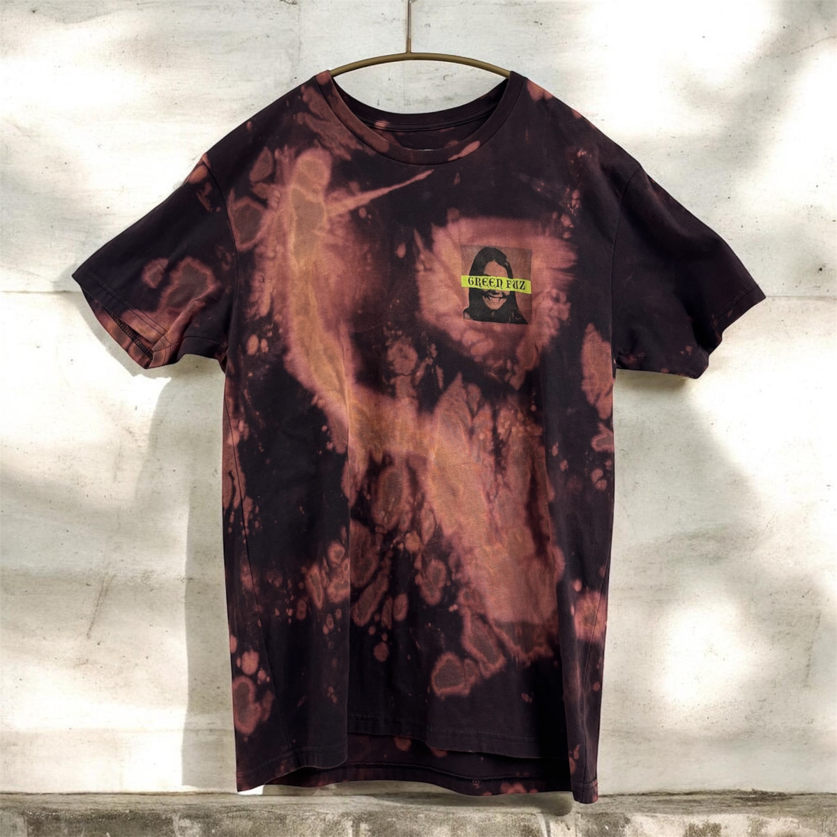 GREEN FUZ EMERSIN TIE DYE TEE DARKBROWN ロゴTシャツ 半袖Tシャツ MADE IN USA  メンズ レディース サーフ スケート